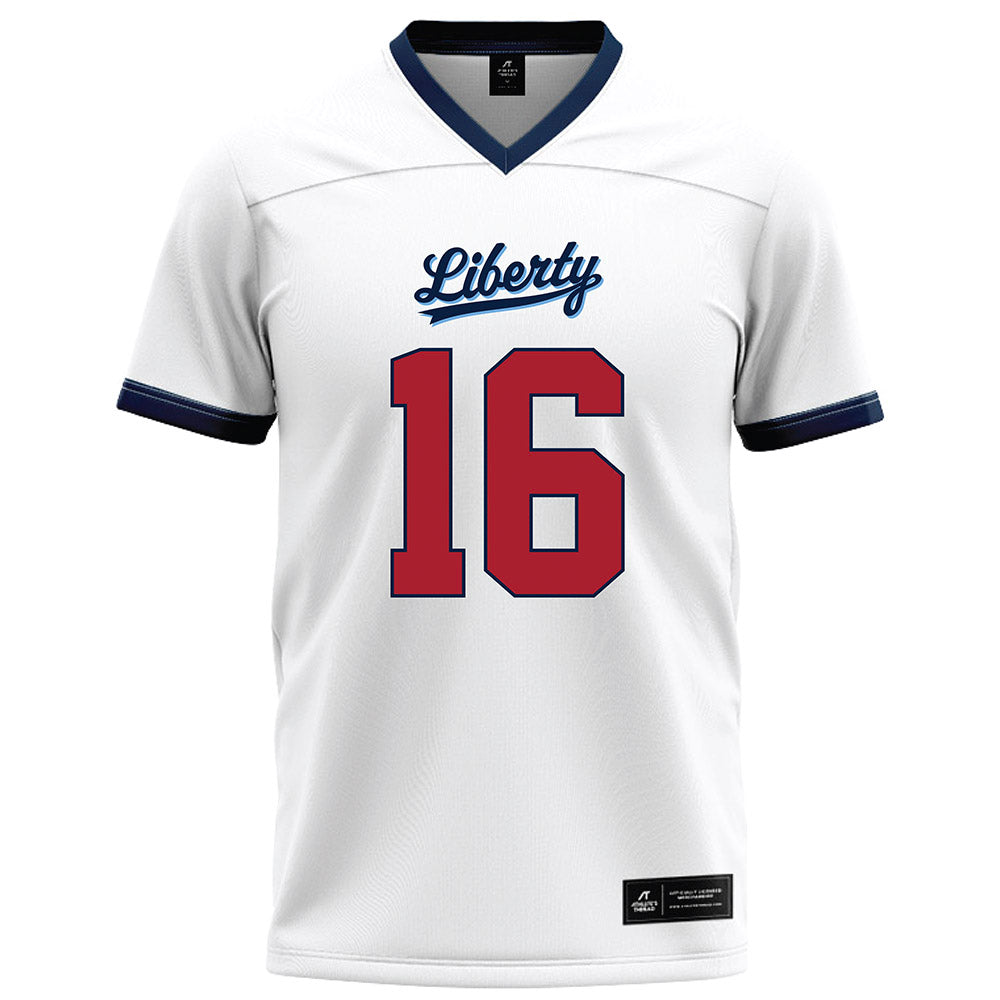 Liberty - NCAA Football : Tyrell Gainey - White Football Jersey-0