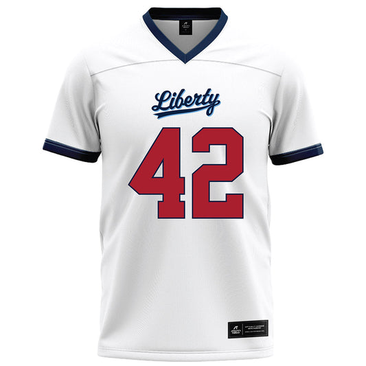 Liberty - NCAA Football : Chase Reeves - White Football Jersey-0