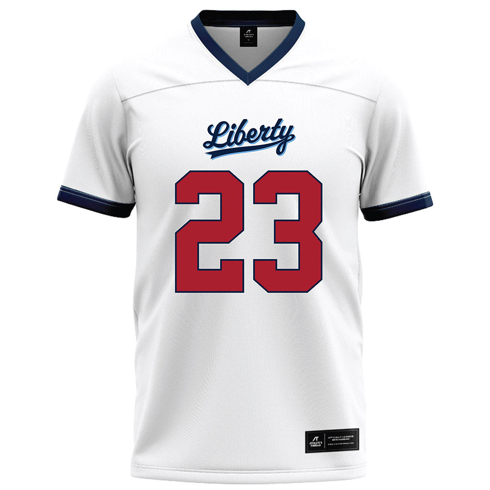 Liberty - NCAA Football : Myke Gunn - White Football Jersey-0