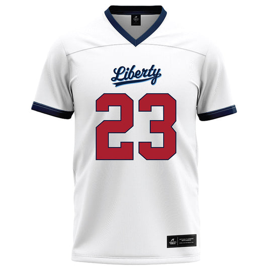 Liberty - NCAA Football : Myke Gunn - White Football Jersey-0