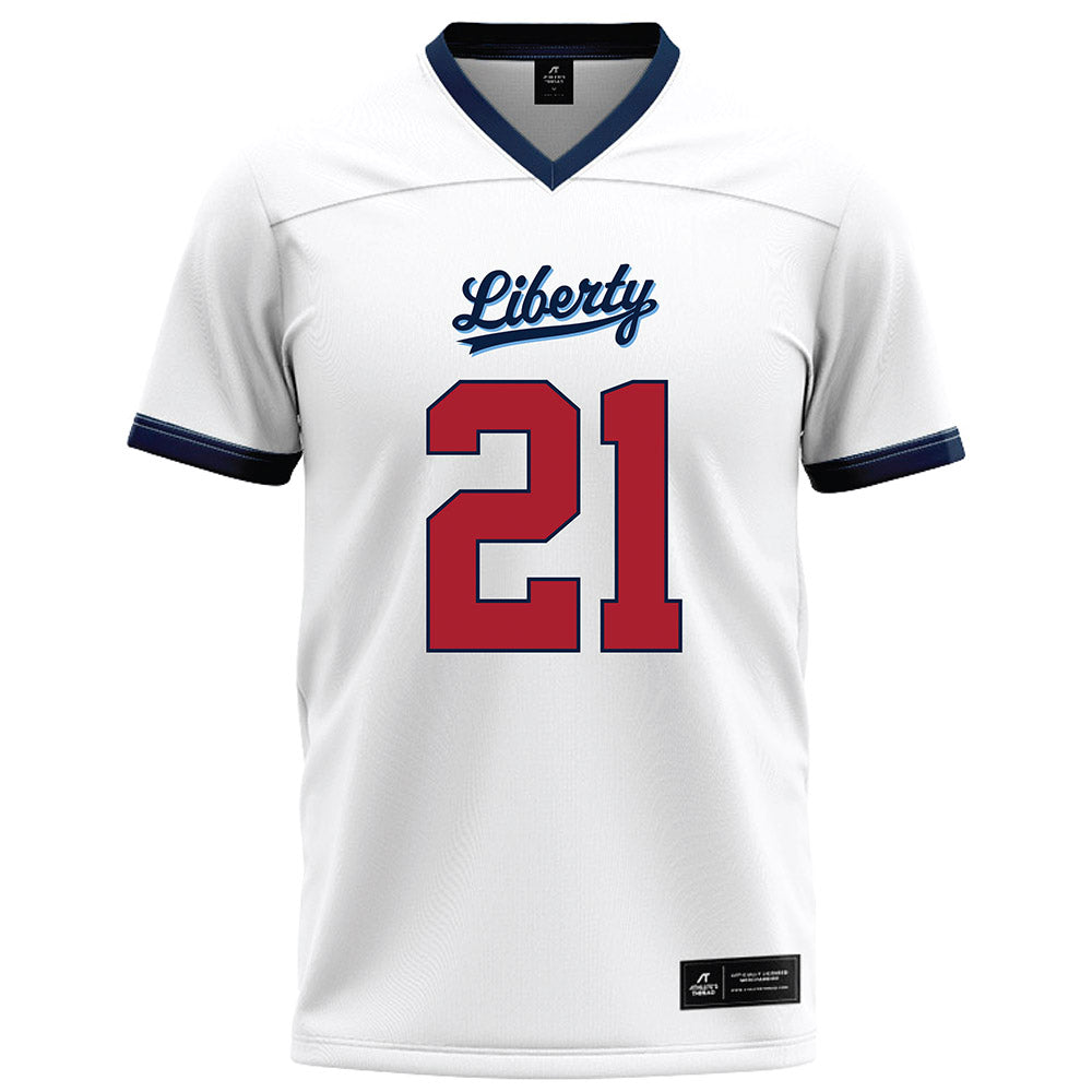 Liberty - NCAA Football : Ashton McShane - White Football Jersey-0