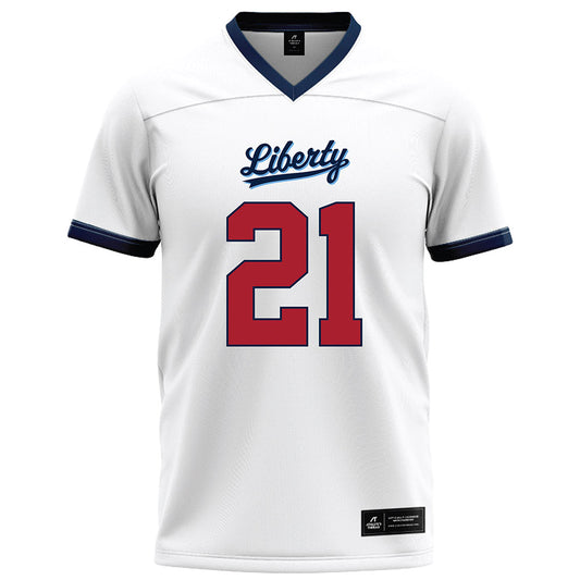 Liberty - NCAA Football : Ashton McShane - White Football Jersey-0