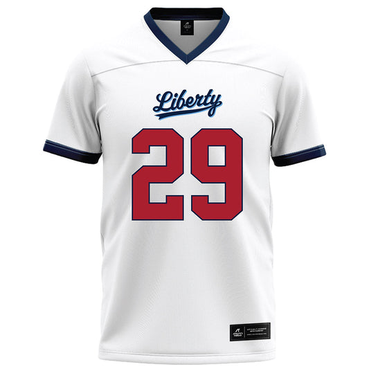 Liberty - NCAA Football : Tony Arnett - White Football Jersey-0