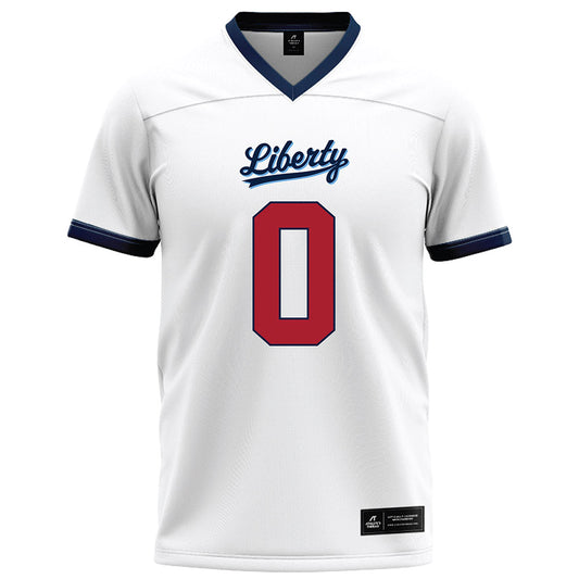 Liberty - NCAA Football : D-Icey Hopkins - White Football Jersey-0