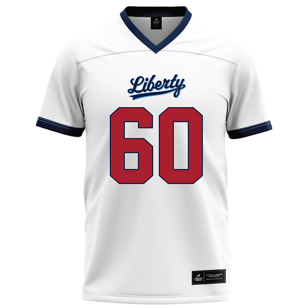 Liberty - NCAA Football : Joep Engbers - White Football Jersey-0