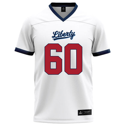 Liberty - NCAA Football : Joep Engbers - White Football Jersey-0