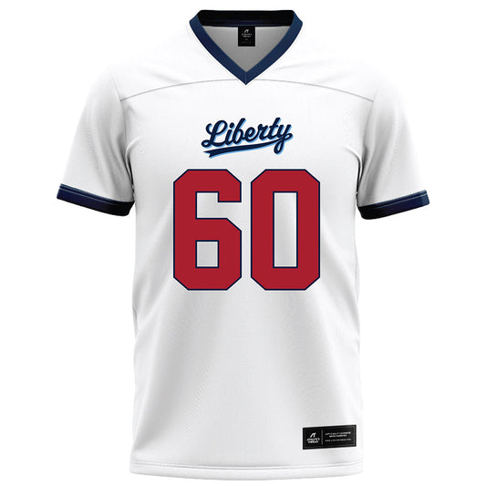Liberty - NCAA Football : Joep Engbers - White Football Jersey-0