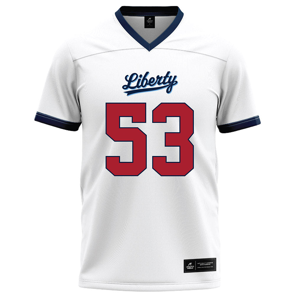 Liberty - NCAA Football : Alex Birchmeier - White Football Jersey-0