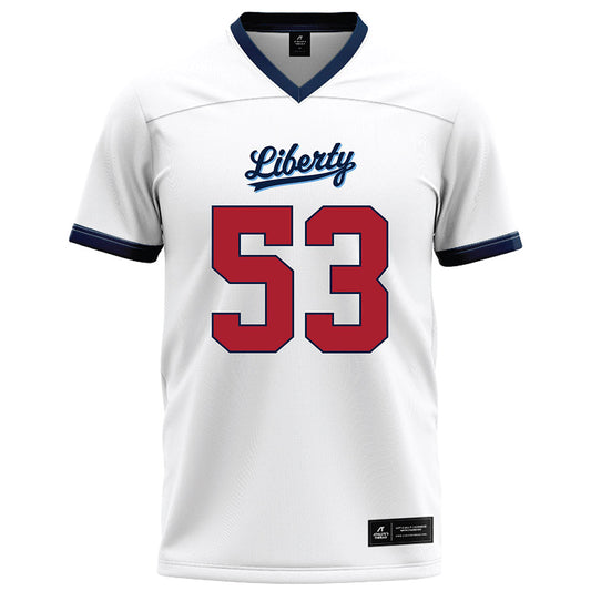 Liberty - NCAA Football : Alex Birchmeier - White Football Jersey-0