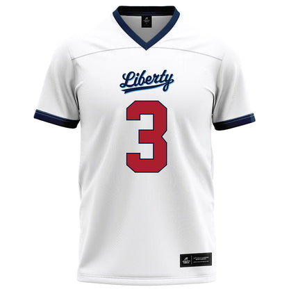 Liberty - NCAA Football : Ashton Whitner - White Football Jersey-0