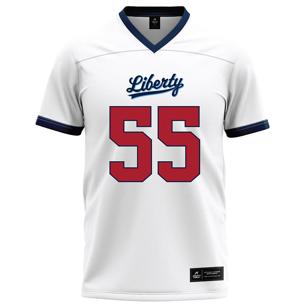 Liberty - NCAA Football : Henry Hicks - White Football Jersey-0