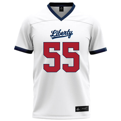 Liberty - NCAA Football : Henry Hicks - White Football Jersey-0