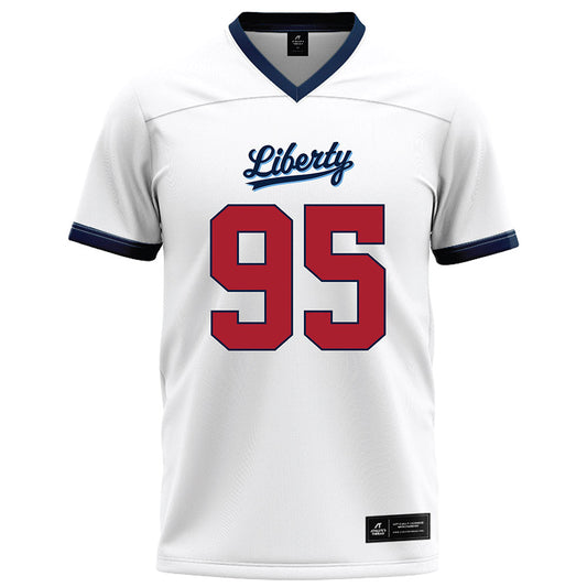 Liberty - NCAA Football : Jeffrey Hairston Jr. - White Football Jersey-0