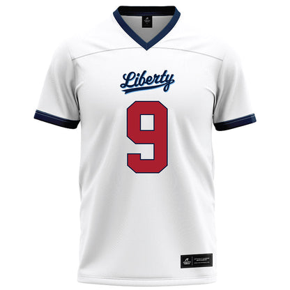 Liberty - NCAA Football : Deuce Spurlock - White Football Jersey-0