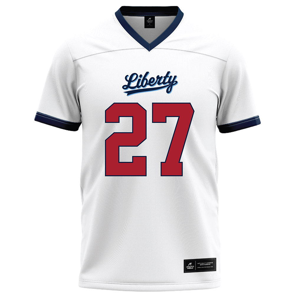 Liberty - NCAA Football : Clay Shepler - White Football Jersey-0