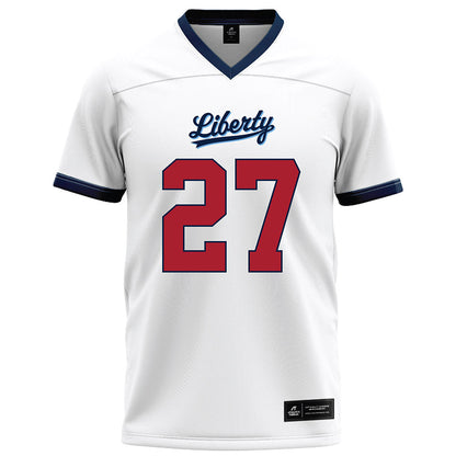Liberty - NCAA Football : Clay Shepler - White Football Jersey-0