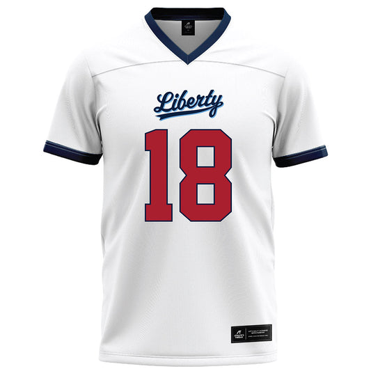 Liberty - NCAA Football : Jachin Davis - White Football Jersey-0