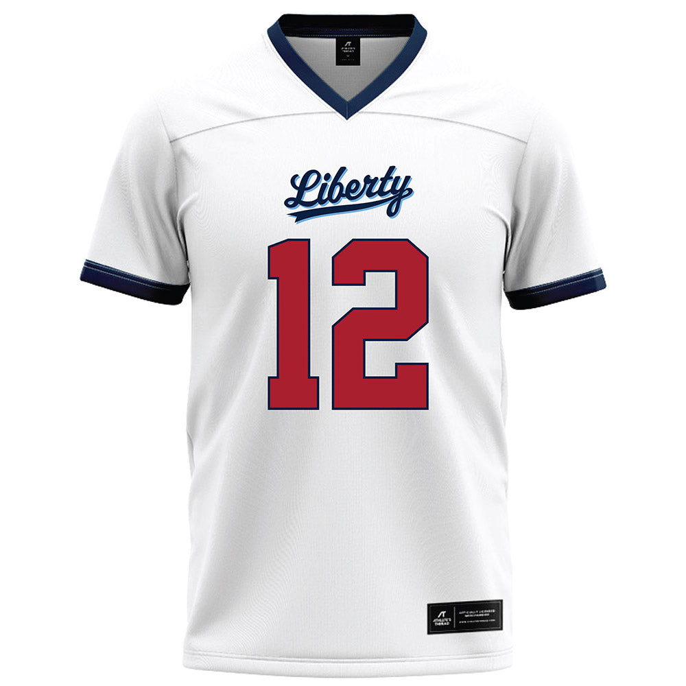 Liberty - NCAA Football : Prince Cottonham - White Football Jersey-0