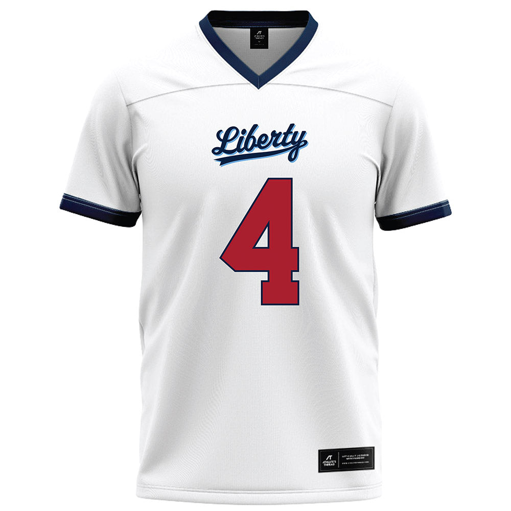 Liberty - NCAA Football : Kam Davis - White Football Jersey-0