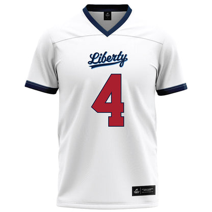 Liberty - NCAA Football : Kam Davis - White Football Jersey-0