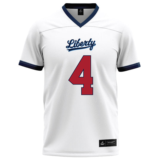 Liberty - NCAA Football : Kam Davis - White Football Jersey-0