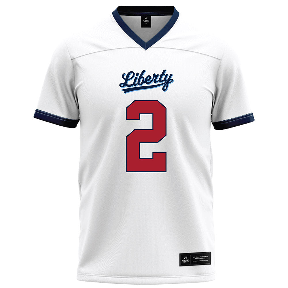Liberty - NCAA Football : Jiquavious Marshall - White Football Jersey-0