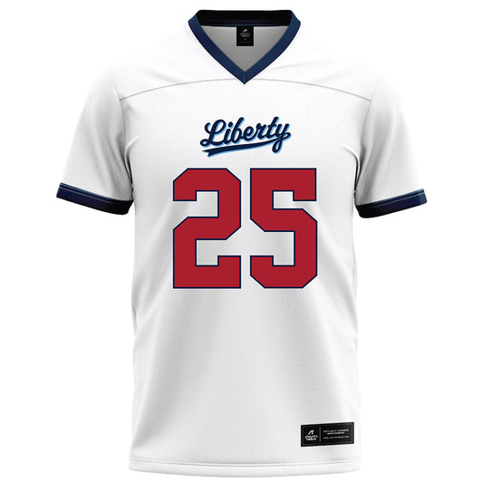 Liberty - NCAA Football : Jaleel Parker - White Football Jersey-0