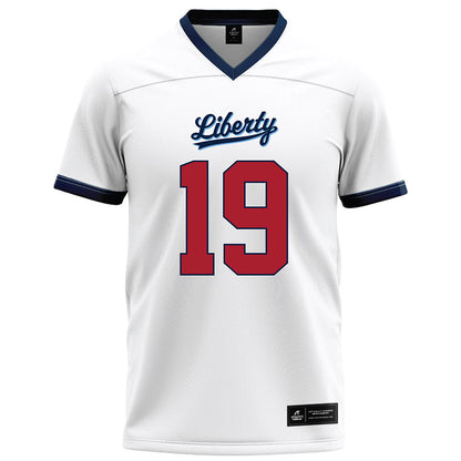 Liberty - NCAA Football : Jayden Whaley - White Football Jersey-0