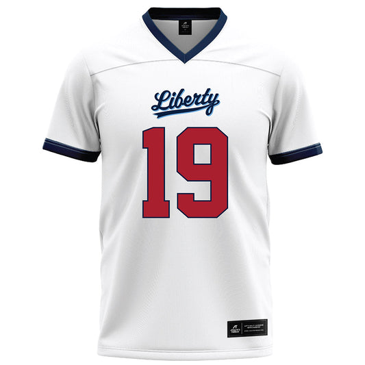 Liberty - NCAA Football : Jayden Whaley - White Football Jersey-0
