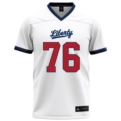 Liberty - NCAA Football : Gabe Smith - White Football Jersey-0