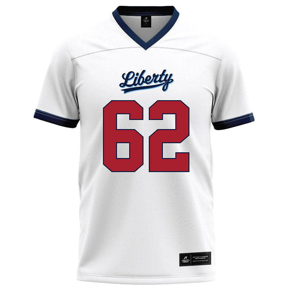 Liberty - NCAA Football : Blake Martin - White Football Jersey-0