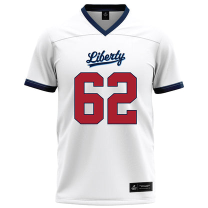 Liberty - NCAA Football : Blake Martin - White Football Jersey-0