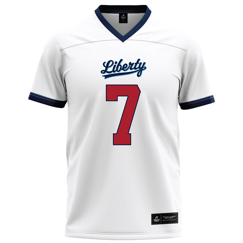 Liberty - NCAA Football : Peyton Jones - White Football Jersey-0