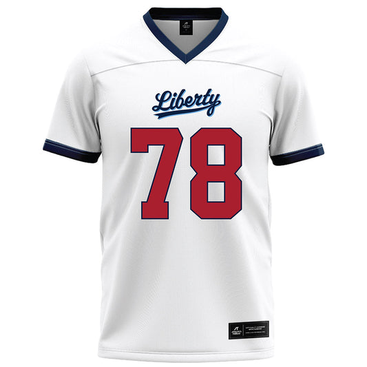 Liberty - NCAA Football : Joseph Morris - White Football Jersey-0
