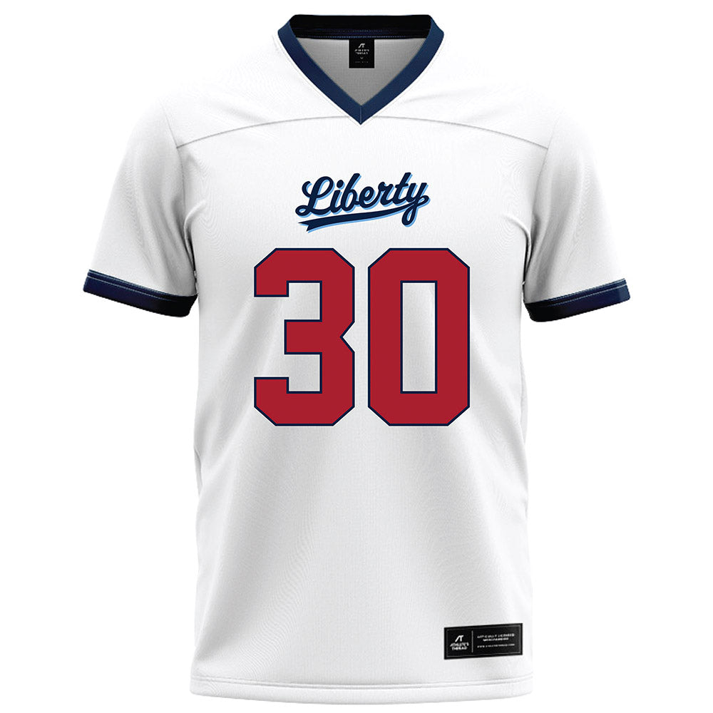 Liberty - NCAA Football : Ethan Crisp - White Football Jersey-0
