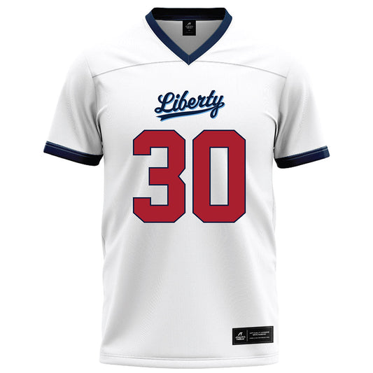 Liberty - NCAA Football : Ethan Crisp - White Football Jersey-0