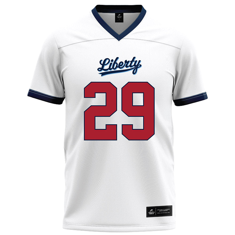 Liberty - NCAA Football : Justin Marshall - White Football Jersey-0