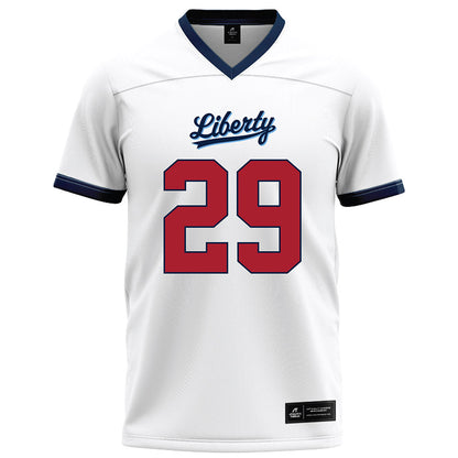 Liberty - NCAA Football : Justin Marshall - White Football Jersey-0