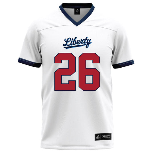 Liberty - NCAA Football : Jaylin Belford - White Football Jersey-0