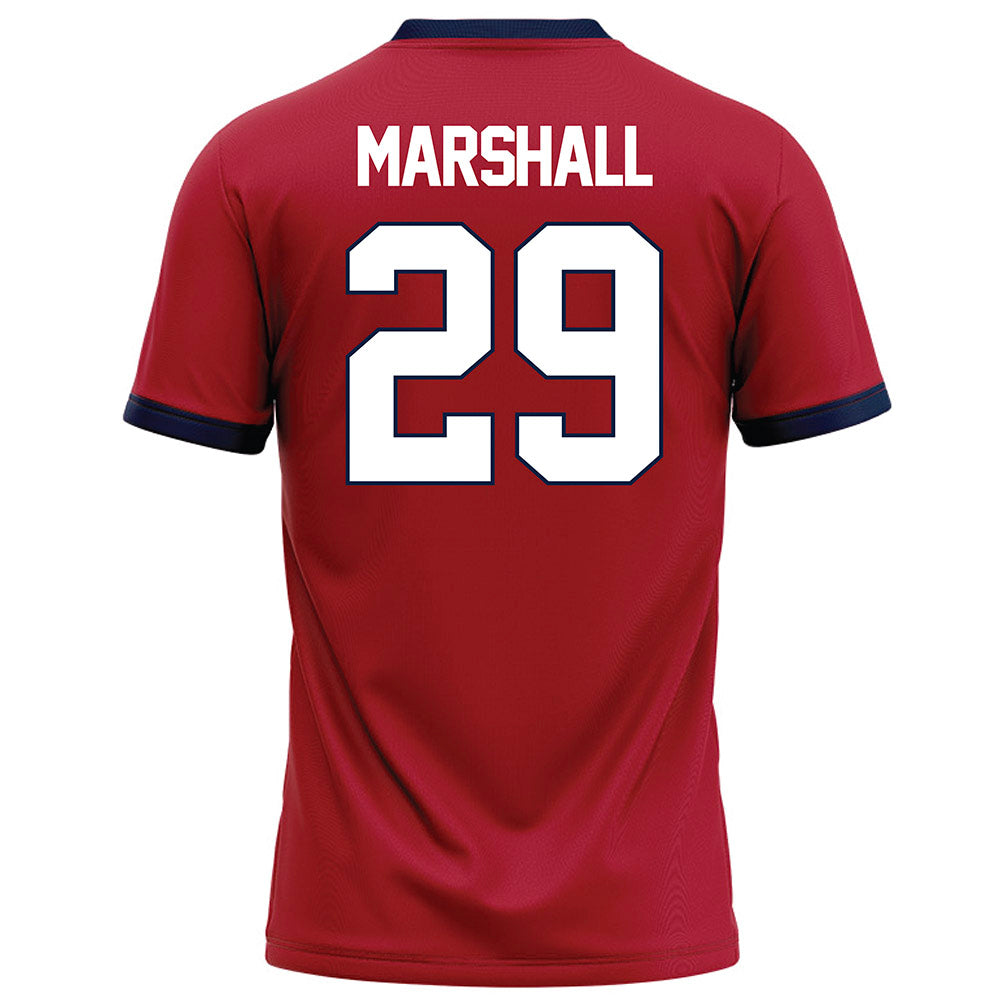 Liberty - NCAA Football : Justin Marshall - Red Football Jersey-1