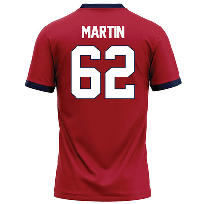 Liberty - NCAA Football : Blake Martin - Red Football Jersey-1
