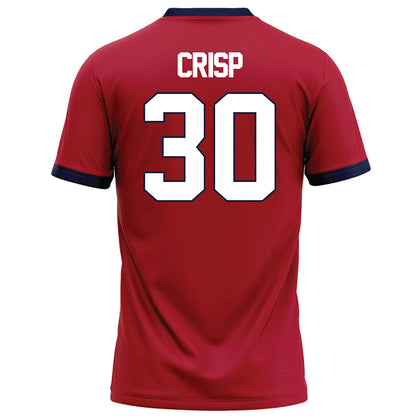 Liberty - NCAA Football : Ethan Crisp - Red Football Jersey-1