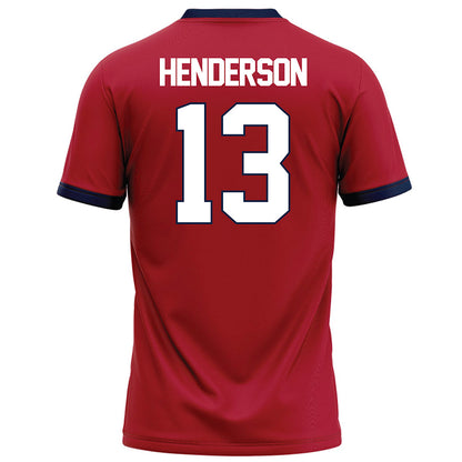 Liberty - NCAA Football : Jaylen Henderson - Red Football Jersey-1
