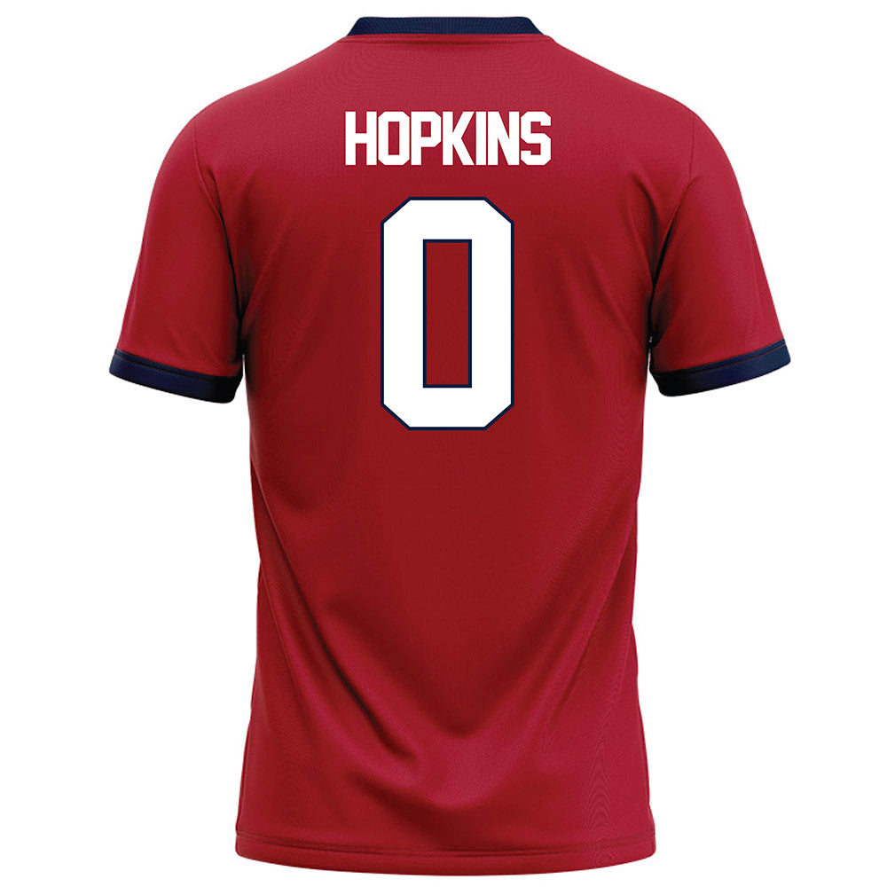 Liberty - NCAA Football : D-Icey Hopkins - Red Football Jersey-1