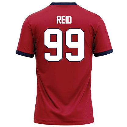 Liberty - NCAA Football : Xavier Reid - Red Football Jersey-1