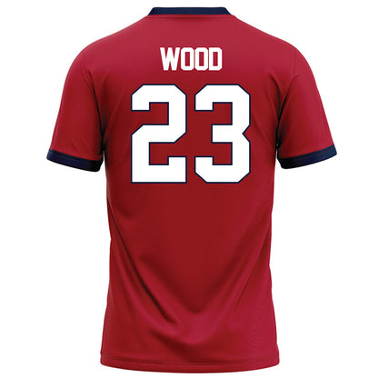 Liberty - NCAA Football : Cameron Wood - Red Football Jersey-1