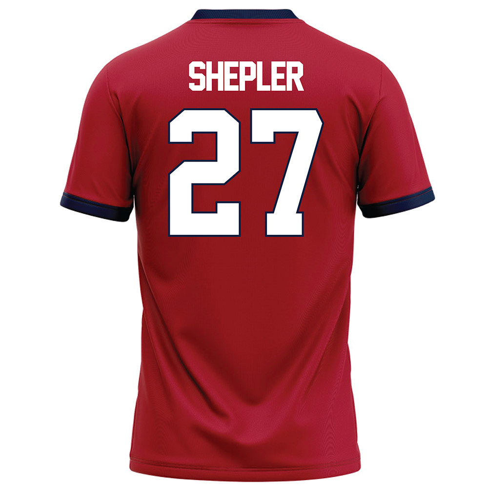 Liberty - NCAA Football : Clay Shepler - Red Football Jersey-1