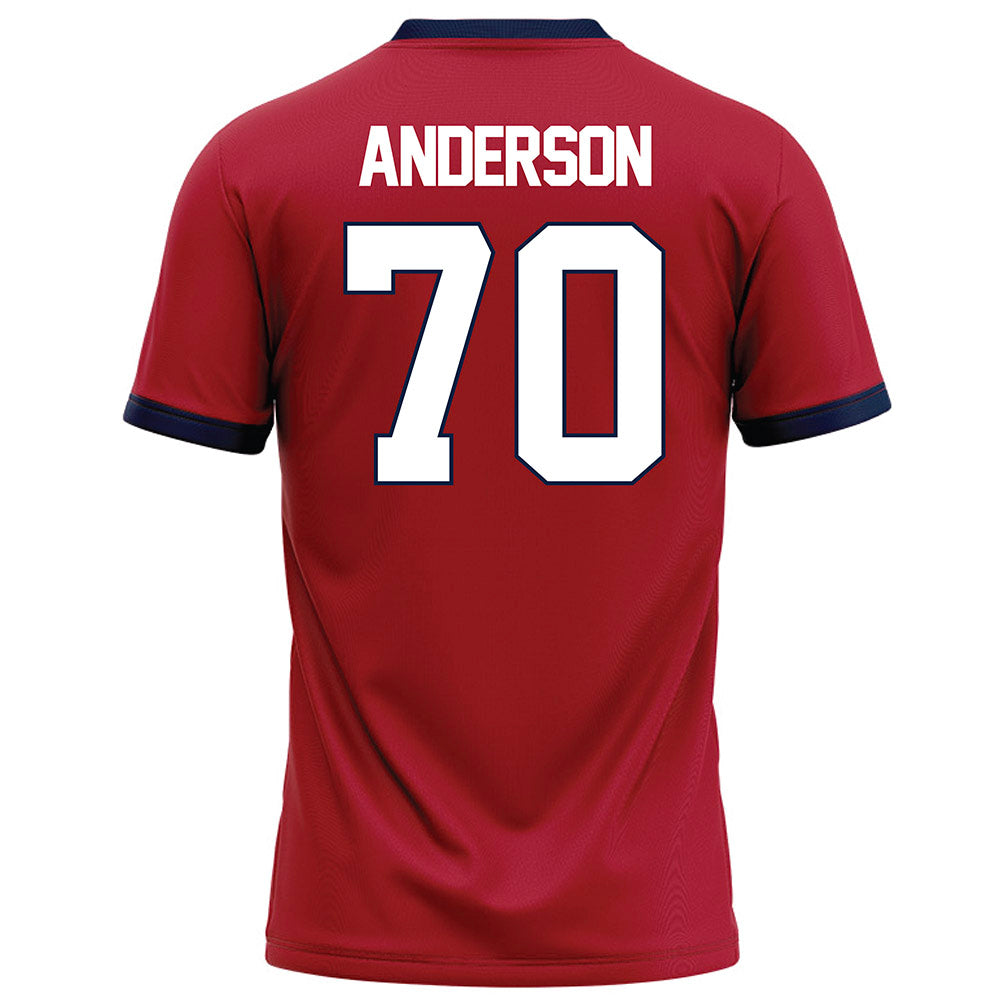 Liberty - NCAA Football : Austin Anderson - Red Football Jersey-1