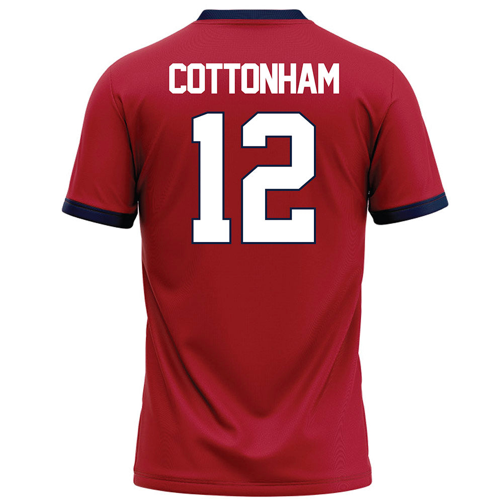 Liberty - NCAA Football : Prince Cottonham - Red Football Jersey-1
