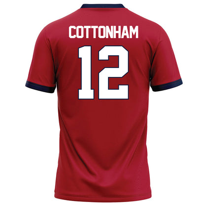 Liberty - NCAA Football : Prince Cottonham - Red Football Jersey-1